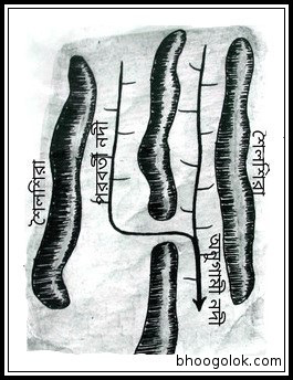 জাফরিরূপী জলনির্গম প্রণালী (Trellised Drainage Pattern)